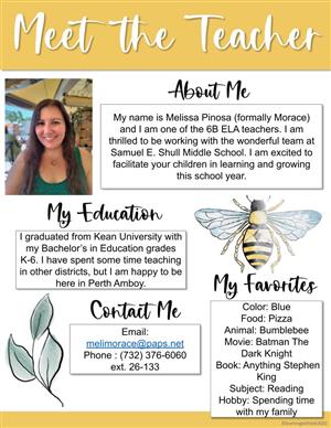 Mrs. Pinosa (Ms. Morace)